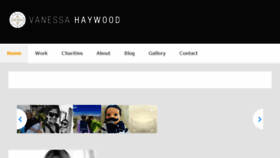 What Vanessahaywood.com website looked like in 2017 (6 years ago)
