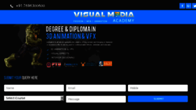 What Visualmediaacademy.com website looked like in 2017 (6 years ago)