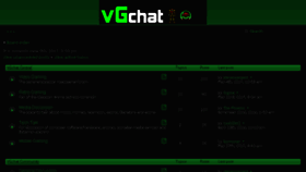 What Vgchat.com website looked like in 2017 (6 years ago)