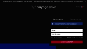 What Voyage-prive.fr website looked like in 2017 (6 years ago)