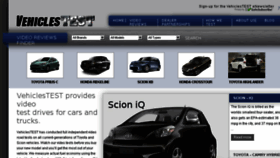 What Vehiclestest.com website looked like in 2017 (6 years ago)