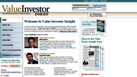 What Valueinvestorinsight.com website looked like in 2017 (6 years ago)