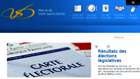 What Vert-saint-denis.fr website looked like in 2017 (6 years ago)