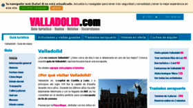 What Valladolid.com website looked like in 2017 (6 years ago)