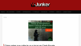 What V-junker.com website looked like in 2017 (6 years ago)