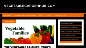 What Vegetablegardenhub.com website looked like in 2017 (6 years ago)