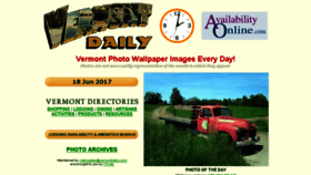 What Vermontfallfoliage.com website looked like in 2017 (6 years ago)