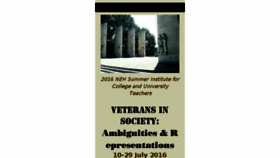 What Veteransinsociety.org website looked like in 2017 (6 years ago)