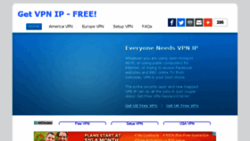 What Vpnip.net website looked like in 2017 (6 years ago)