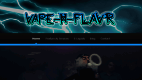 What Vapenflavr.com website looked like in 2017 (6 years ago)