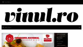 What Vinul.ro website looked like in 2017 (6 years ago)