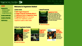 What Vegetarianguides.co.uk website looked like in 2017 (8 years ago)