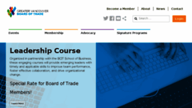What Vancouverboardoftrade.com website looked like in 2017 (6 years ago)