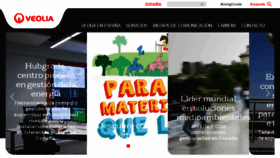 What Veolia.es website looked like in 2017 (6 years ago)
