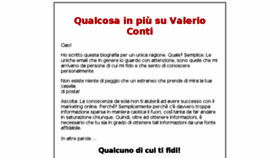 What Valerioconti.com website looked like in 2017 (6 years ago)