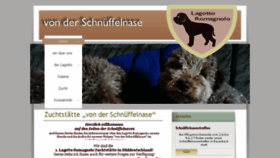 What Von-der-schnueffelnase.de website looked like in 2017 (6 years ago)