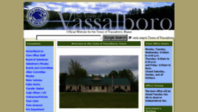 What Vassalboro.net website looked like in 2017 (6 years ago)
