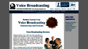 What Voice-broadcasting-service.com website looked like in 2017 (6 years ago)