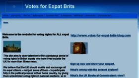 What Votes-for-expat-brits.com website looked like in 2017 (6 years ago)