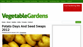 What Vegetable-gardens.co.uk website looked like in 2017 (6 years ago)