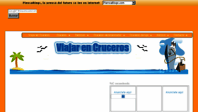 What Viajarencruceros.com website looked like in 2017 (6 years ago)