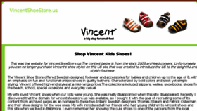 What Vincentshoestore.us website looked like in 2017 (6 years ago)