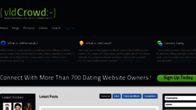 What Vldcrowd.com website looked like in 2017 (6 years ago)