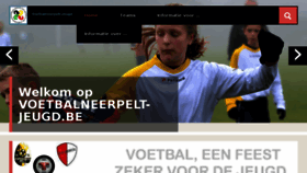 What Voetbalneerpelt-jeugd.be website looked like in 2017 (6 years ago)