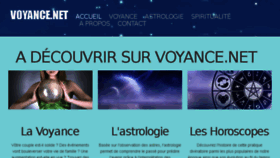What Voyance.net website looked like in 2017 (6 years ago)