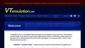 What Vtemulation.net website looked like in 2017 (6 years ago)