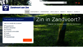 What Vvvzandvoort.nl website looked like in 2017 (6 years ago)