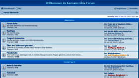What Vw-karmann-ghia.de website looked like in 2017 (6 years ago)