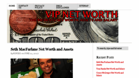 What Vipnetworth.com website looked like in 2017 (6 years ago)