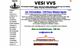 What Vesivvs.dk website looked like in 2017 (6 years ago)