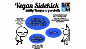 What Vegansidekick.com website looked like in 2017 (6 years ago)