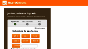 What Votavalores.org website looked like in 2017 (6 years ago)