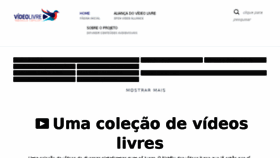 What Videolivre.org.br website looked like in 2017 (6 years ago)