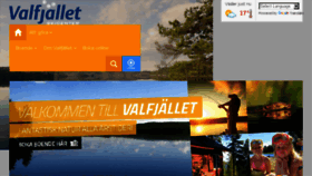 What Valfjallet.se website looked like in 2017 (6 years ago)