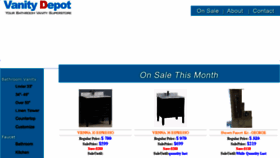 What Vanitydepot.ca website looked like in 2017 (6 years ago)
