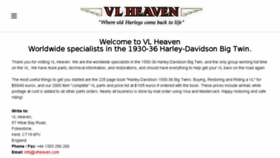 What Vlheaven.com website looked like in 2017 (6 years ago)