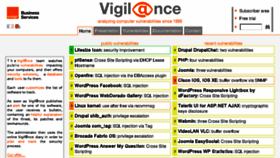 What Vigilance.fr website looked like in 2017 (6 years ago)