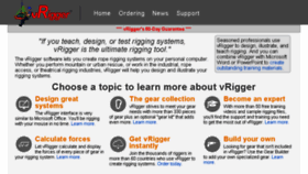 What Vrigger.com website looked like in 2017 (6 years ago)