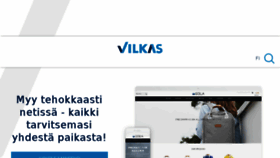 What Vilkas.fi website looked like in 2017 (6 years ago)