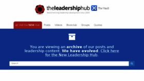 What Vault.theleadershiphub.com website looked like in 2017 (6 years ago)