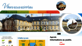 What Villerssoussaintleu.fr website looked like in 2017 (6 years ago)