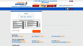 What Vacaciones-express.es website looked like in 2017 (6 years ago)