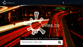 What Villes.co website looked like in 2017 (6 years ago)