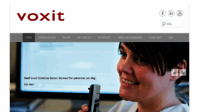 What Voxit.se website looked like in 2017 (6 years ago)