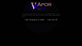 What Vaporsoul.com website looked like in 2017 (6 years ago)