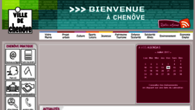 What Ville-chenove.fr website looked like in 2017 (6 years ago)